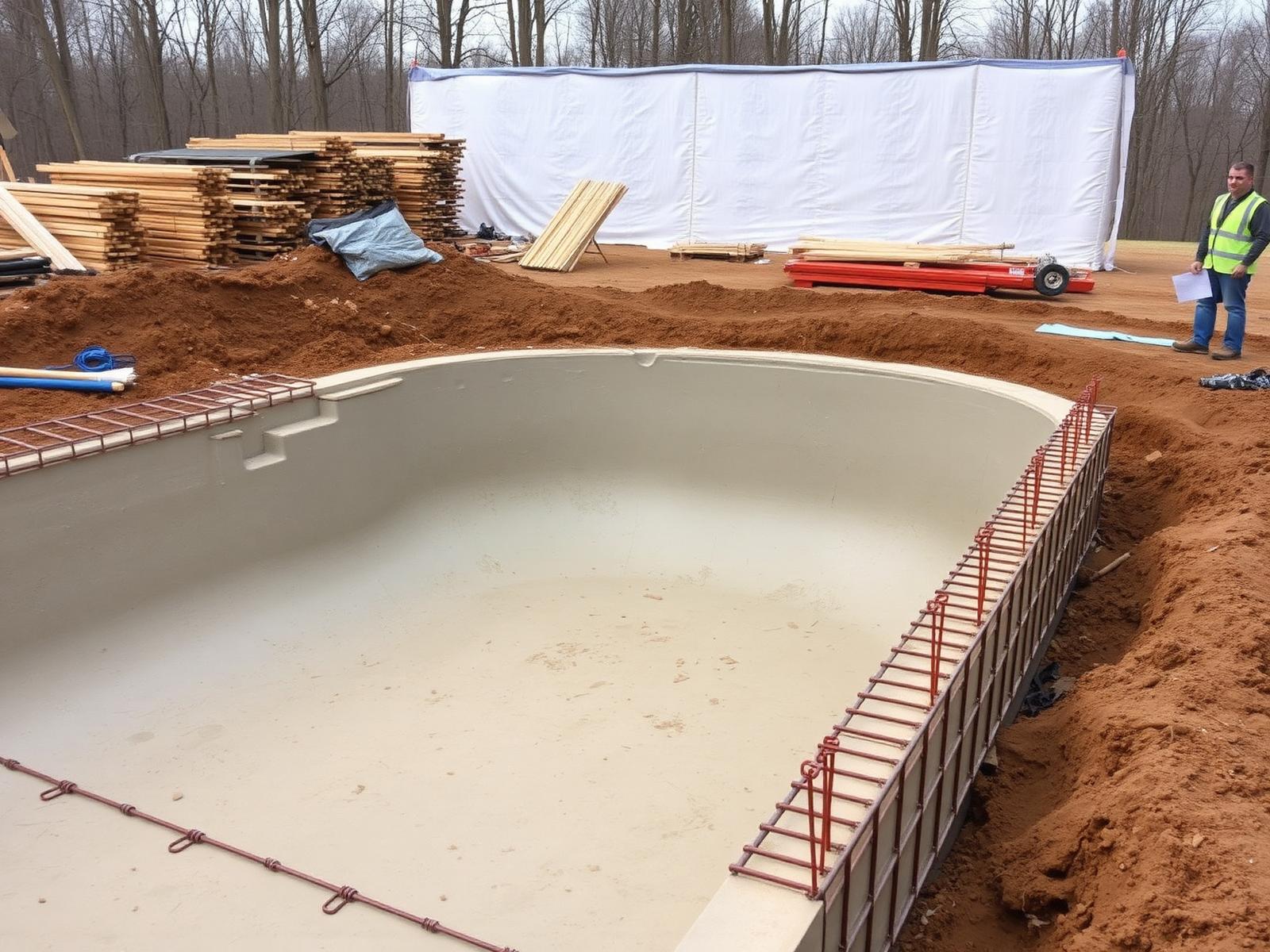 Engineered pool shells.